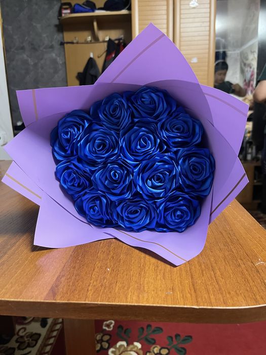 Букет из атласных лент