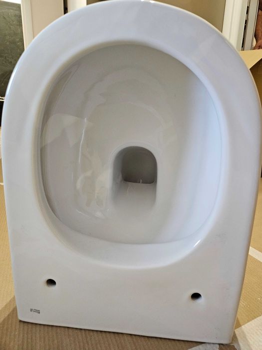 Roca Meridian - WC suspendat, Rimless, alb