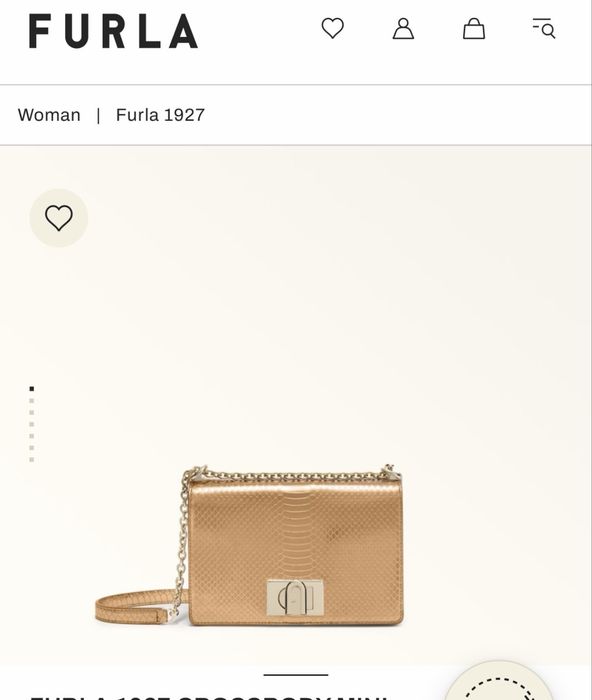 Чанта Furla златна