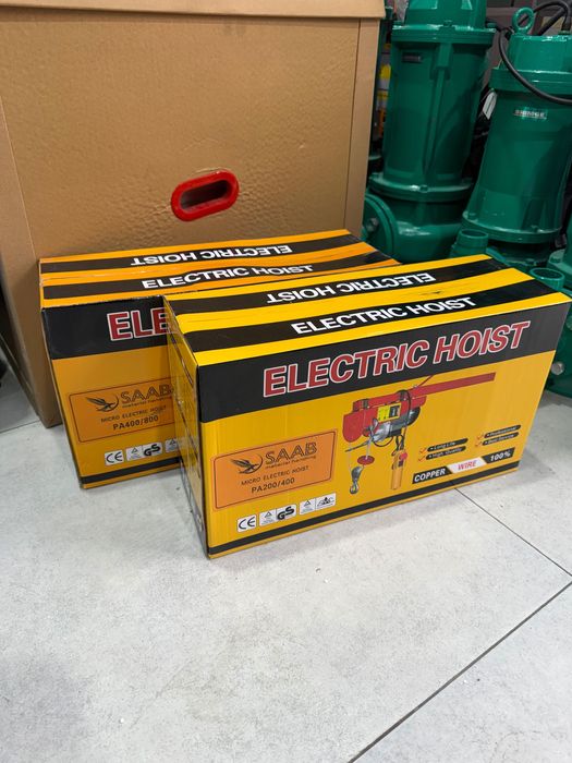 Elektr tall, telefer, lebyotka, тал, лебёдка 500/1000 кг