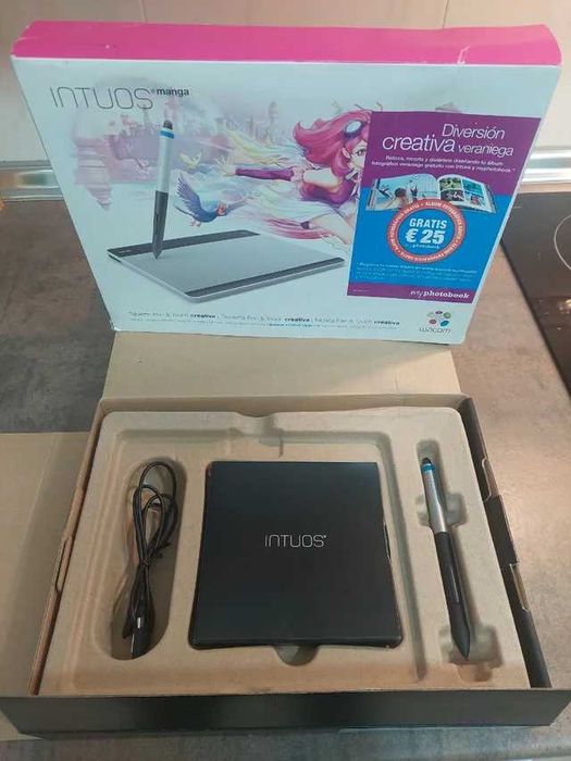 Tableta Wacom Intuos Manga Small - Ca Noua, Folosita O Singura Data!