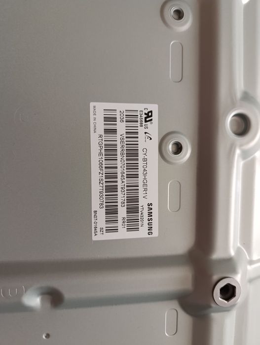 Samsung ue43tu8000u разбита матрица