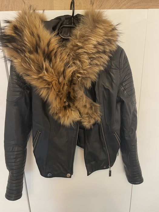 Естествено кожа с лисица