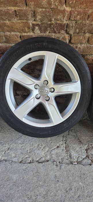 AUDU А6 , Q3 и Q5 джанти със летнии гуми 235/55/18 8J ET41 5x112 цо66,