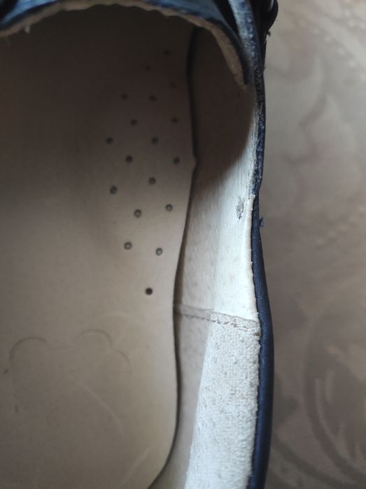 Обувь 35 размера синего цвета