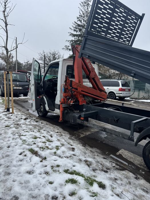 Iveco cu macara si basculare