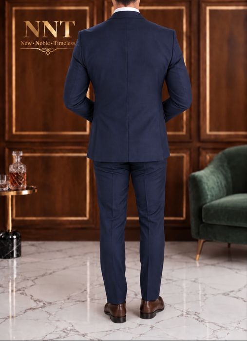 Costum Barbati 3 Piese 100% Lână 200S’ Nou