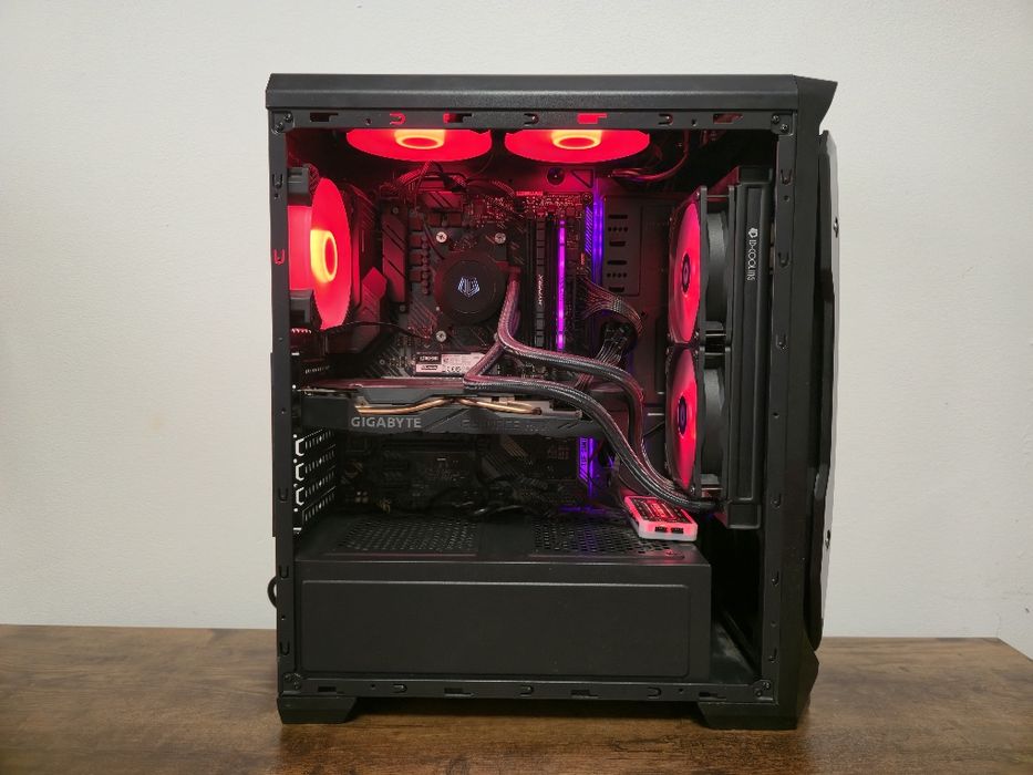 PC Gaming + Tastatură HyperX – Ryzen 5 3600 | RTX 2060 6GB | 24GB RAM |Răcire pe apă AIO