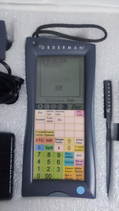 ORDERMAN Handterminal DON, 3 bucăți unul defect, 3 stații încărcare .