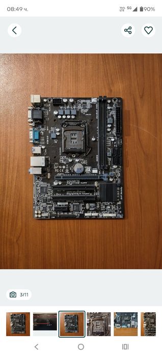 Gigabyte H110m s2pv  сокет 1151.