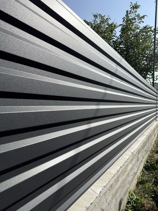 Tablă Cutată Gard RAL 7016 Gri Antracit Mat 35P 0.5MM 3M 4M 5M 6M