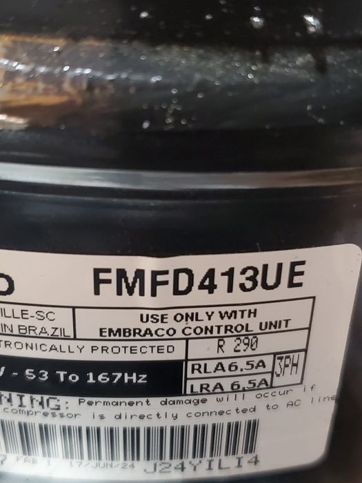 EMBRACO инверторен компресор  с R290