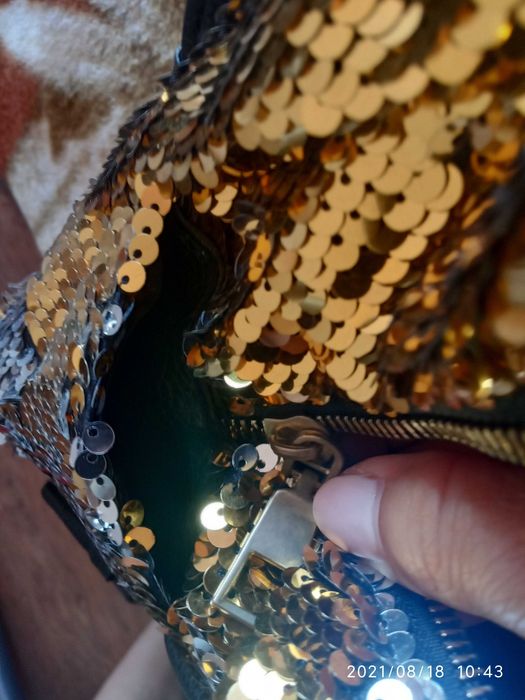 Раница с Еднорог и пайети