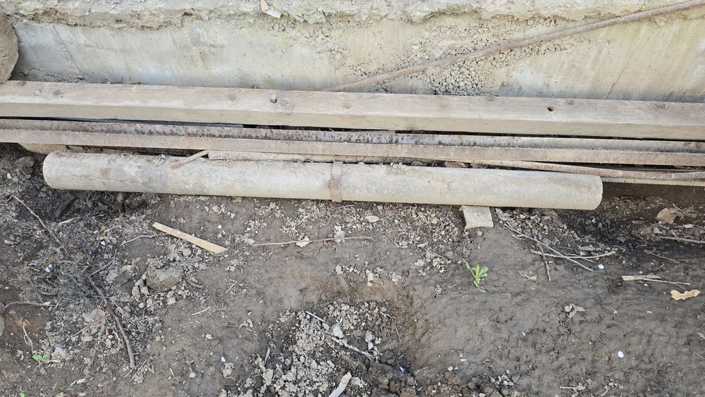 Опалубки и азбестовая труба