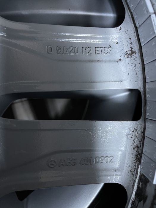 jante originale mercedes r20 gle w166 echipate iarna pirelli ca noi