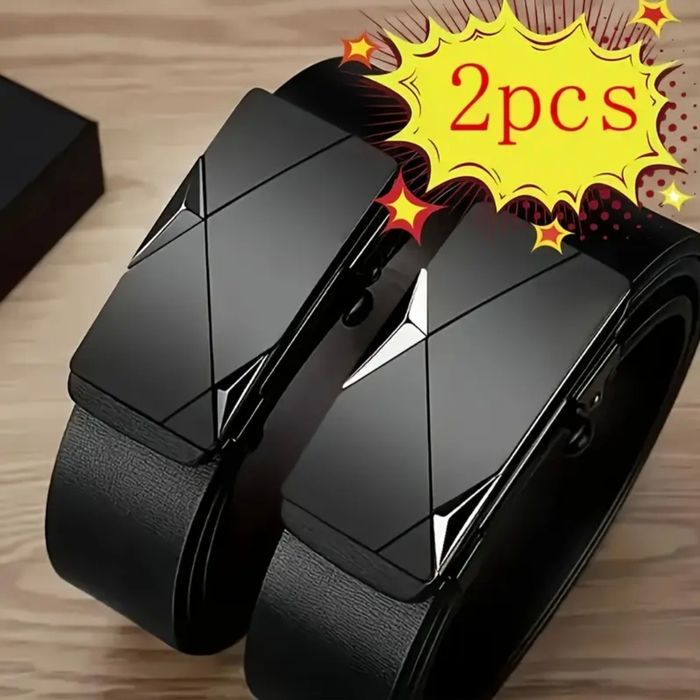 Vând  set de 2 curele din piele cu cataramă automată cal.1,