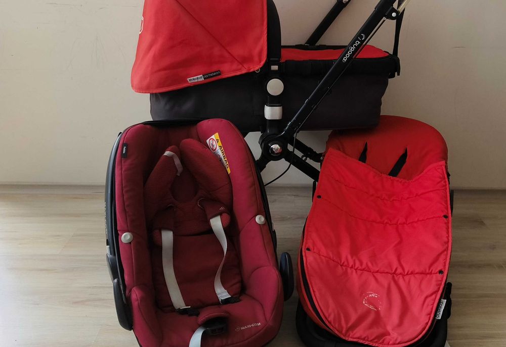 Bugaboo Cameleon 3 & maxi cosi 3v1 количка за бебе  детска количка бебешка