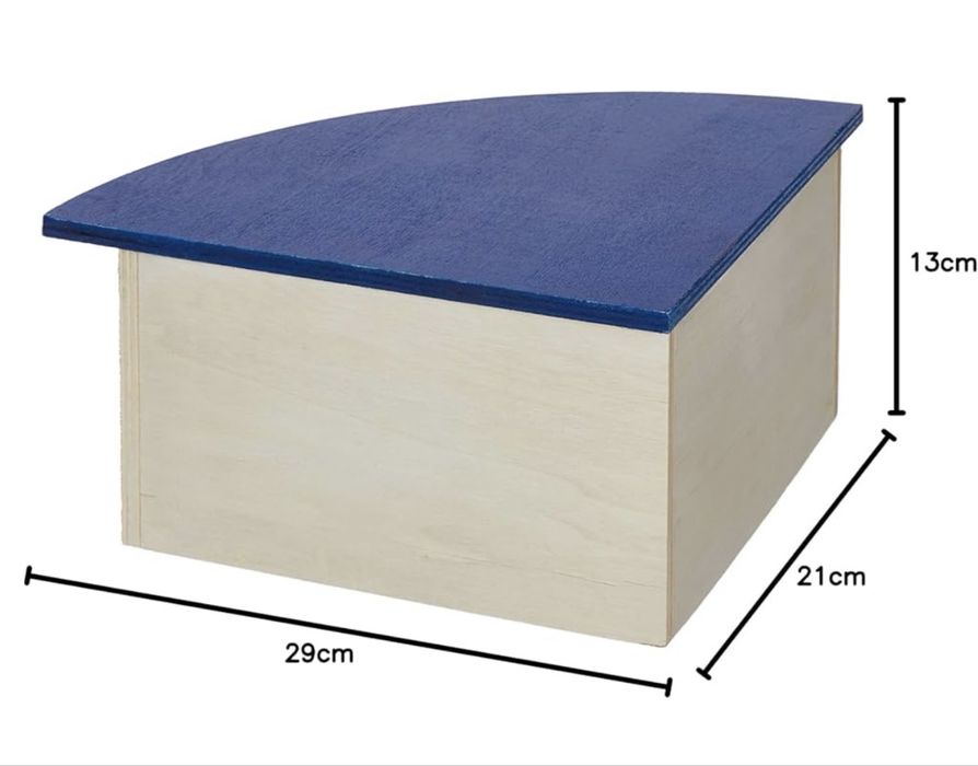 Căsuță de colț din lemn CROCI  pentru rozatoare