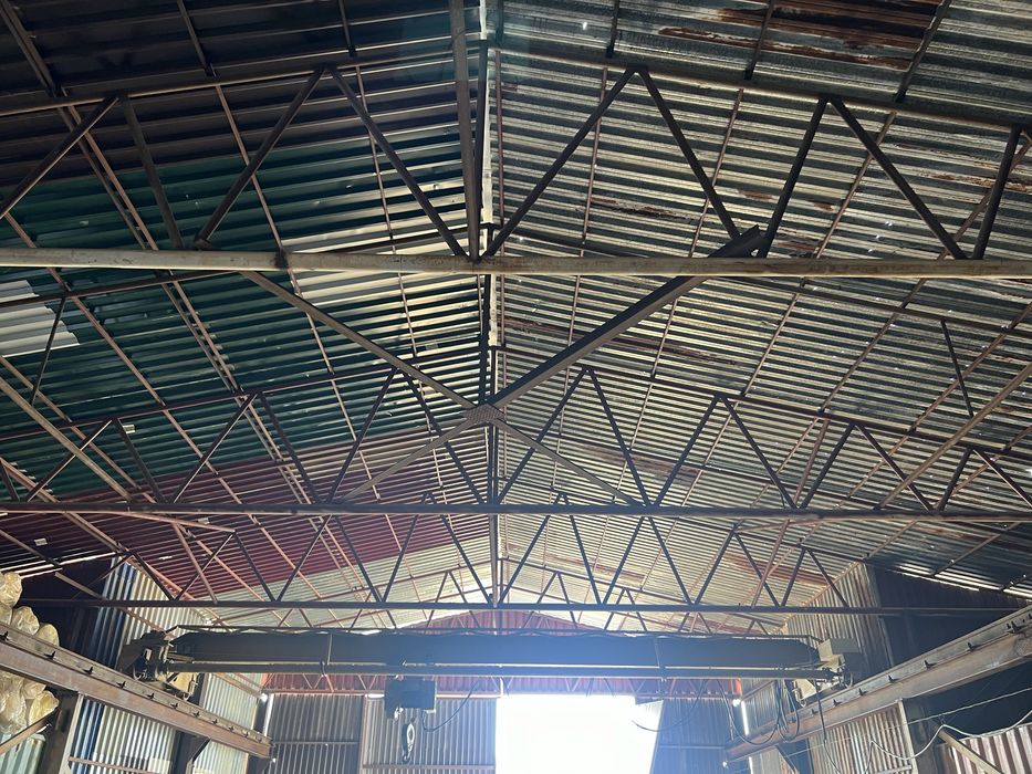 Ангар с кран балкой