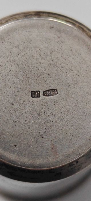 3 pahare argint 875/1000