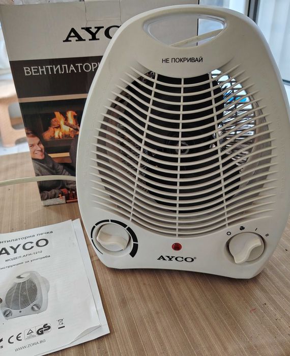 Вентилаторна печка Ayco AFH-1212-2000 w