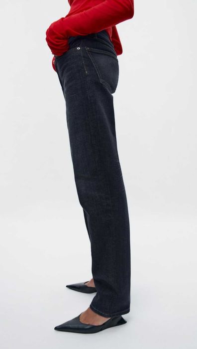 ZARA новые джинсы 38 M Relaxed Fit - Straight Leg