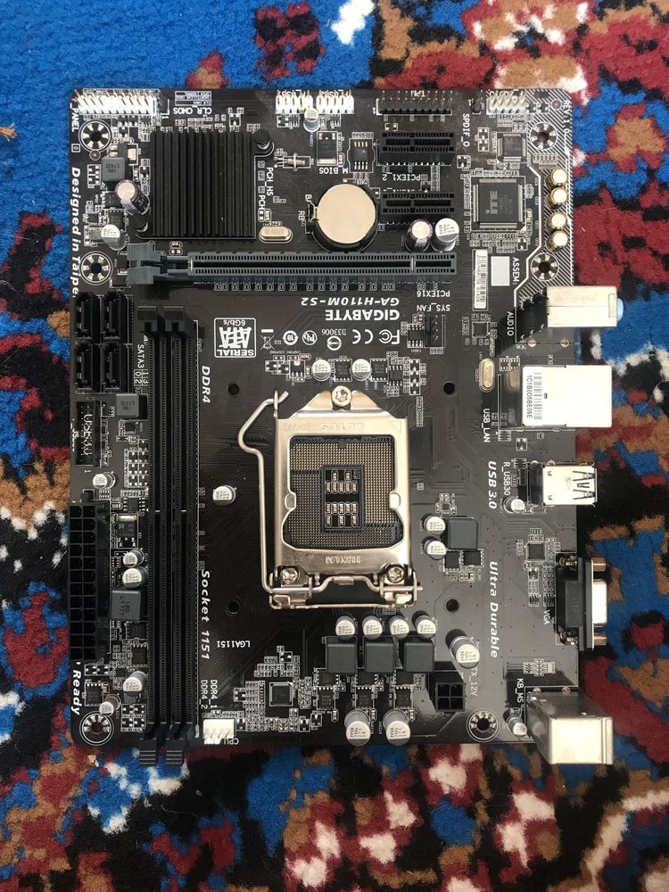 Gigabyte ga-h110m-s2 - Комплектующие и аксессуары Кокшетау на Olx