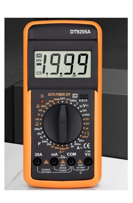 Мультиметр цифровой DT 9205A