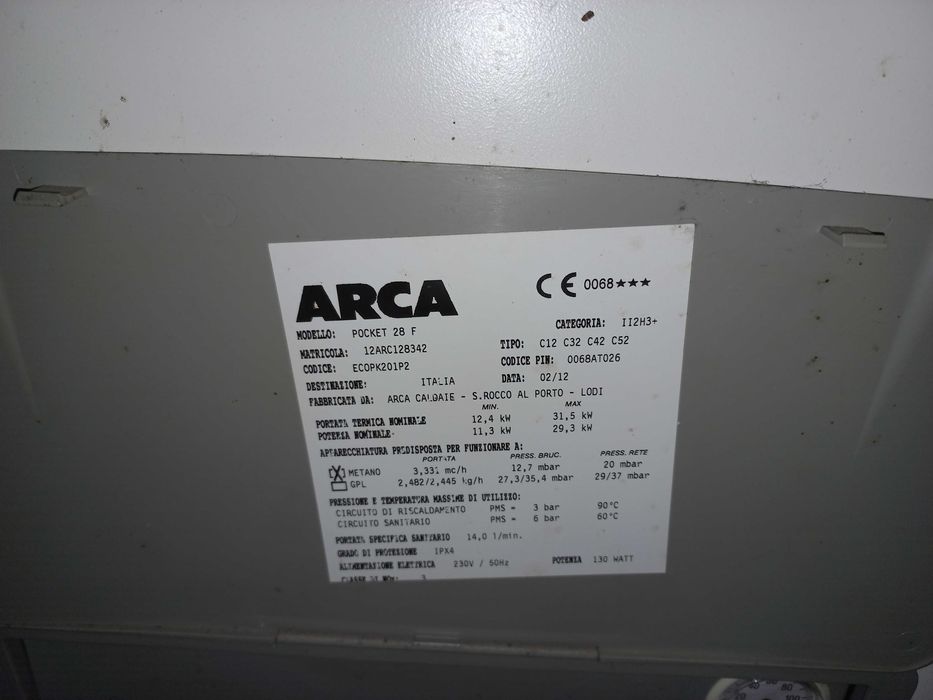 Centrala Arca Pocket fara condensare