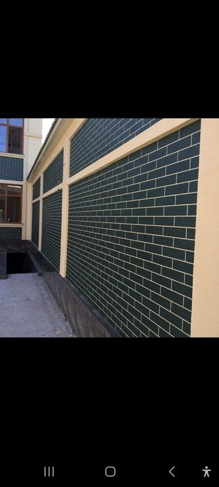 Фасад ремонт, Травертин, Дождик,Харёр, Оточенто, Гипкий камен ва бошка