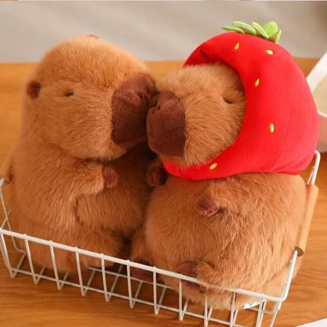 Плюшена играчка Капибара с раница Костенурка 20-110см Плюшена Капибара