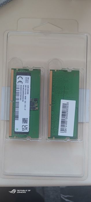 Оперативная память 16 гиг Скорость 4800 DDR5