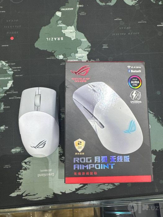 Мышь ROG P709, 36 000 dpi, белая