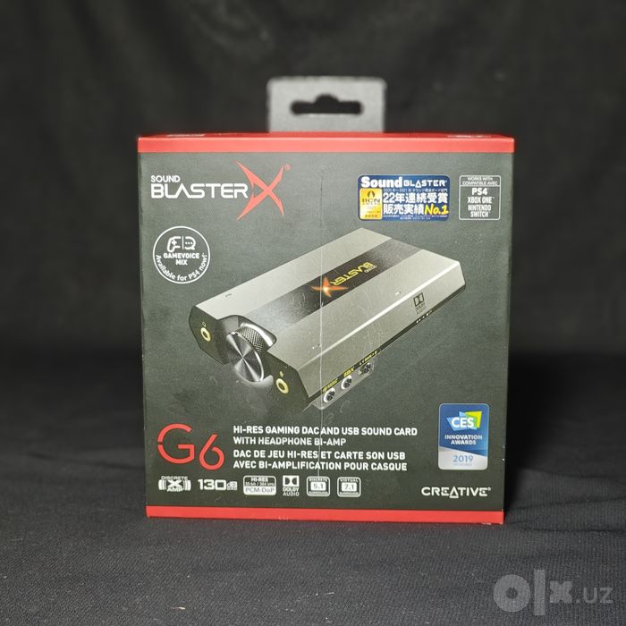 Creative BlasterX G6 Sound card gaming