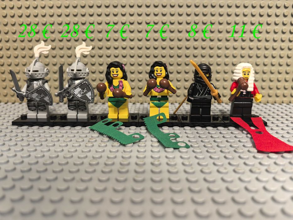 LEGO минифигурки рицари пирати нинджаго космос колекционерски стар уорс уестърн фортнайт властелинът на пръстените други ЧАСТ 5