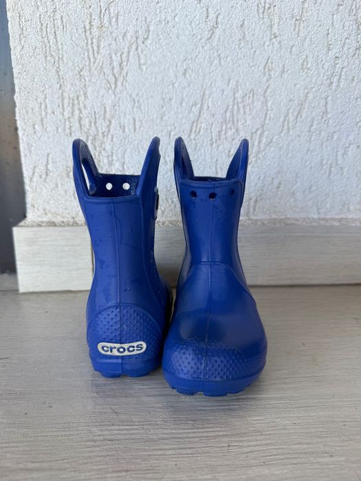 Cizme ploaie Crocs, folosit, 22/23