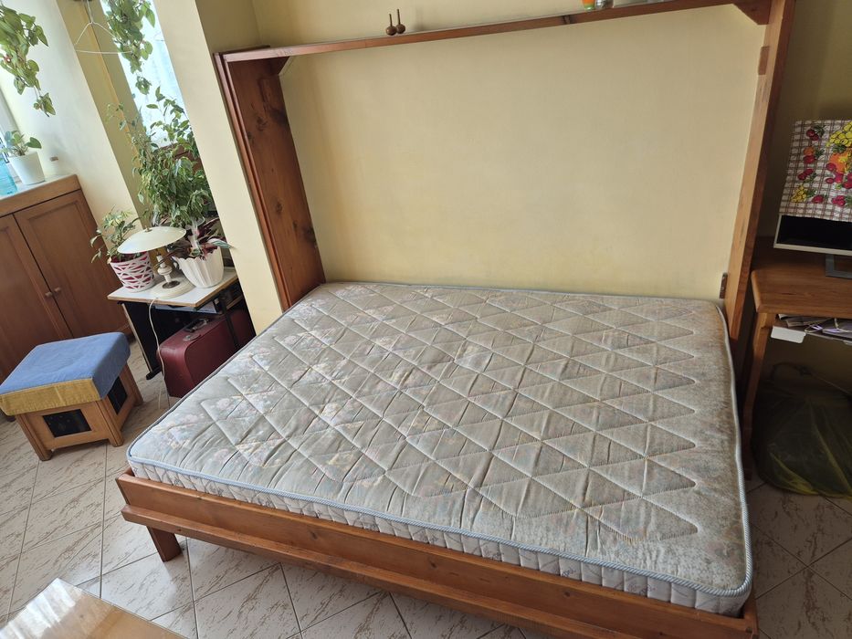 Падащо легло масив 140×190см