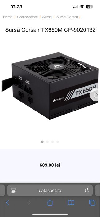 vand sursa pc corsair