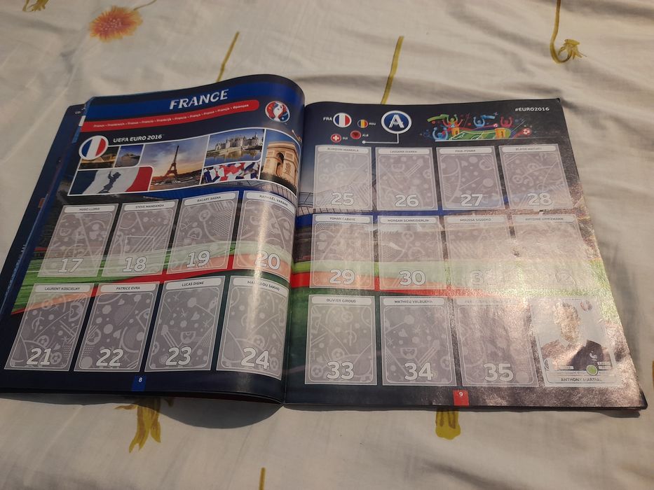 Album Panini Uefa Euro 2016 France