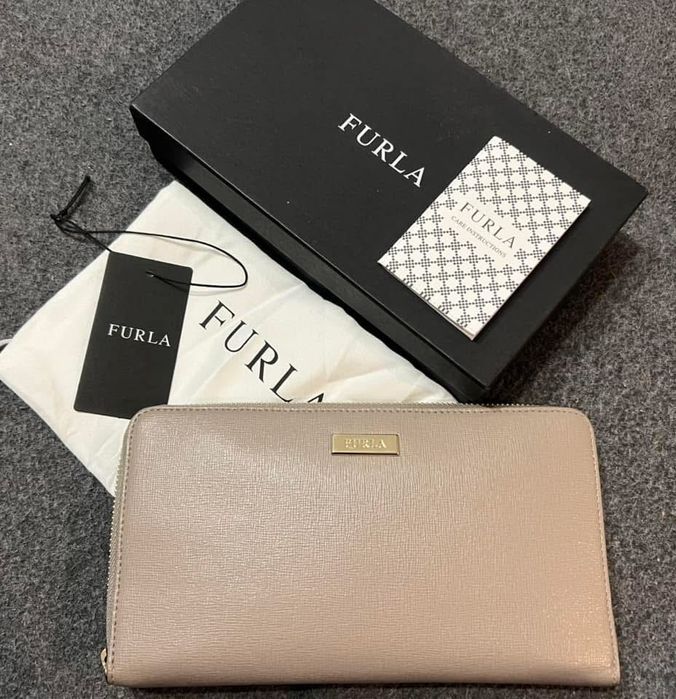 Голям дамски портфейл FURLA Babylon естествена кожа