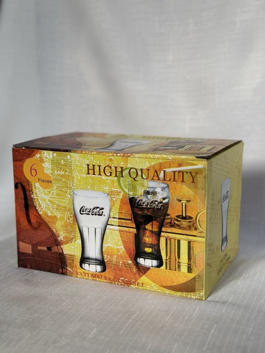 Стеклянный стакан Coca Cola