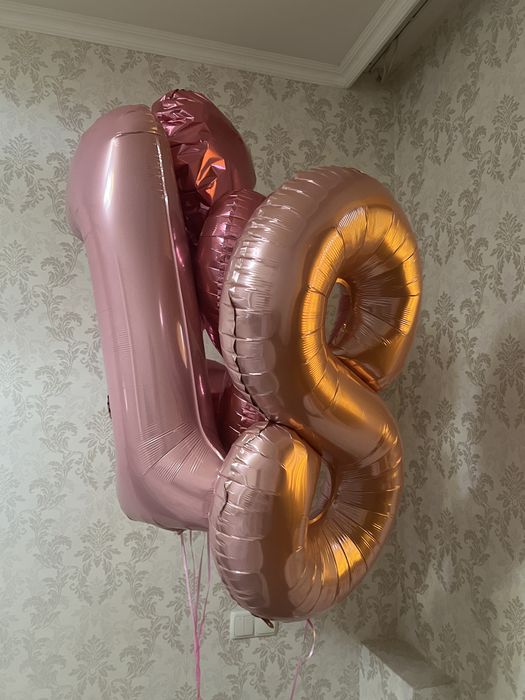 Шары 18 и 5сердечок
