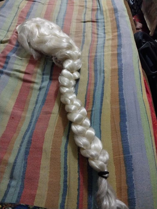 Новогодняя коса светлая