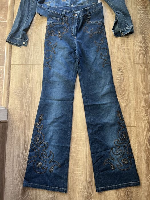 Джинсовая двойка, женская