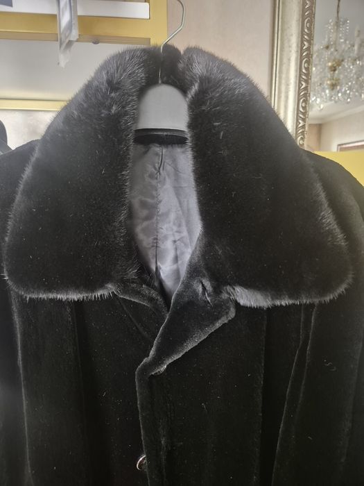 Мужская норковая шуба