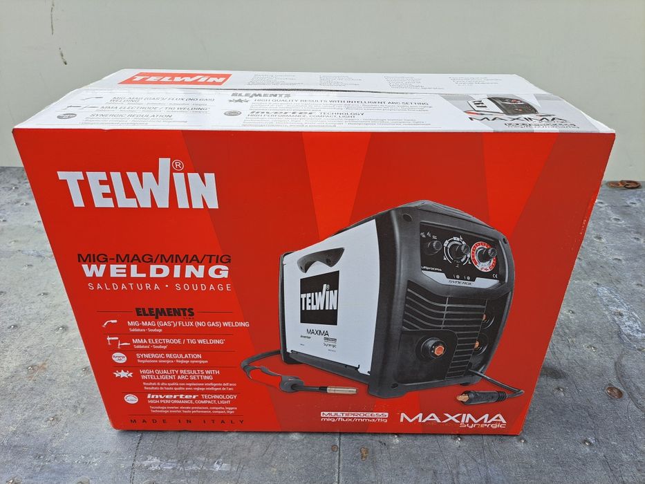 Aparat de sudura Telwin Maxima 160 Synergic tip MIG-MAG Cod: 816085