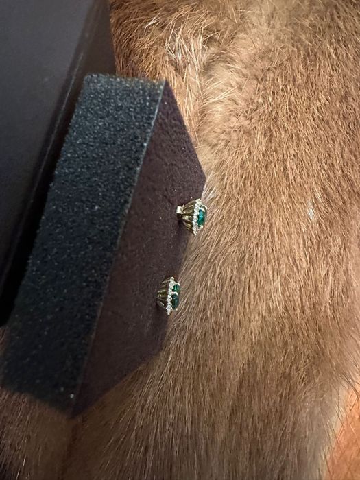 Cercei Aur Teilor piartra zirconiu