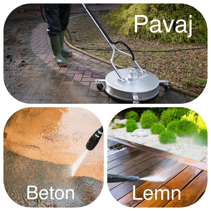 Servicii de curatare cu aparat de inalta presiune