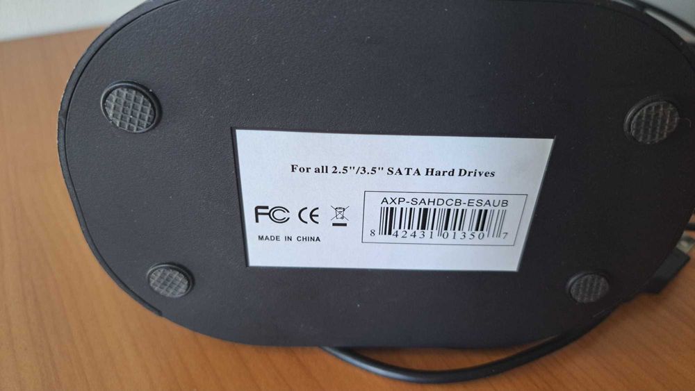 HDD Docking station (HDD Dock) 3.5" + 2.5", USB, eSATA