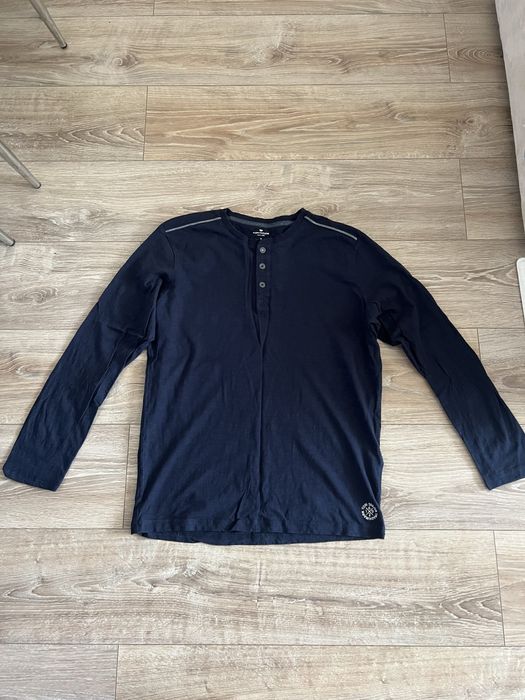 Сет от мъжка тъмно синя блуза Tom Tailor+ мъжко сиво поло H&M